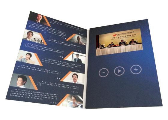 Livro de Vídeo Personalizado de 5 Polegadas Livros de Marketing de Vídeo Tamanho A5 Para Promoção de Imóveis PVC050