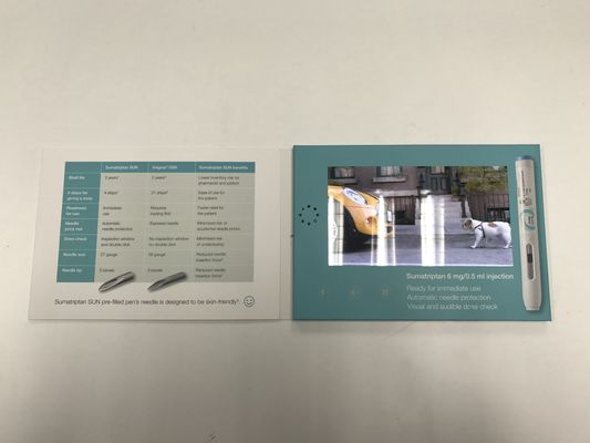 İyi fiyat Tıbbi Etkinlik Lansmanı için Özelleştirilmiş Dijital Video Tebrik Kartı 153x86mm çevrimiçi