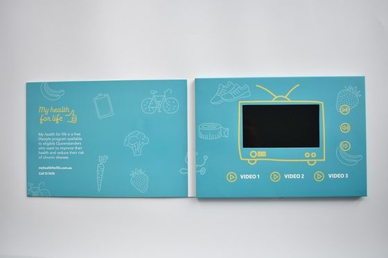 Bon prix Personnalisez la carte de vœux vidéo LCD 4,3 pouces pour des présentations virtuelles marketing percutantes en ligne