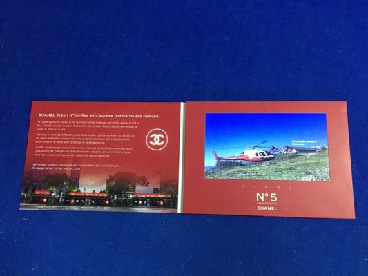 Goede prijs Full Color Printing LCD Video Brochure A4 Formaat 10'' LCD Video Boek Voor Merkenstrategie online