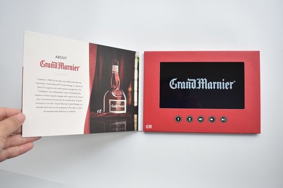 Giá tốt Danh thiếp video màn hình 7 inch 153x86mm cho tiếp thị bán lẻ trực tuyến