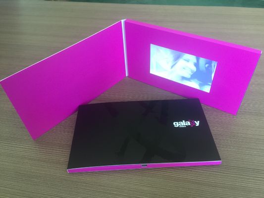 Good price Paper LCD Video Brochure 4.3'' Screen Video Brochure Card With Video Branding online