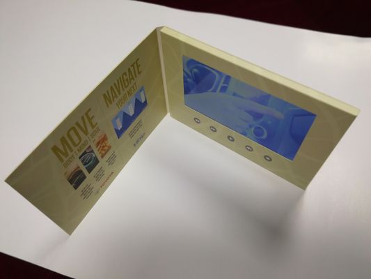 Buen precio Tarjetas de cumpleaños con video LCD de 7 pulgadas personalizadas para el lanzamiento de eventos automotrices en línea