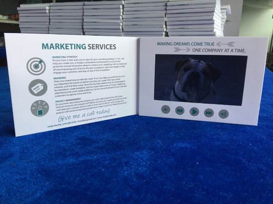 Good price High Impact Video Greeting Cards Lcd Screen With Rechargeable Lithium Battery online