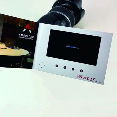 Harga bagus Pameran Produk Brosur Video LCD 7 Inci Promosi Merek Buku Kecil Video Kustom on line