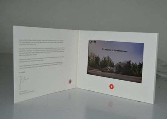 Buen precio Folleto de video digital personalizado con pantalla TFT de 7