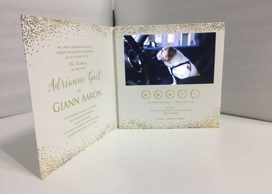 Good price Dynamic Video Greeting Card High Resolution Digital Video Brochure Compact Design online