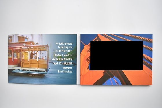 Good price Rechargeable Video Greeting Card Lightweight Custom Video Greeting Cards online