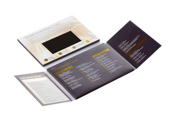 Good price 4 Inch Lcd Video Brochure Card Business 2000mAh Li-Ion Battery Modern Design online