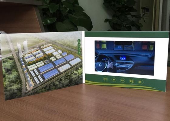 Good price Hard Cover Video Invitation Card Personalized Video Greeting Cards With Rechargeable Battery online