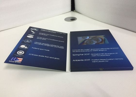 Goede prijs Draagbare Video Uitnodigingskaart Digitale Aangepaste Video Wenskaarten Voor Conferentie online