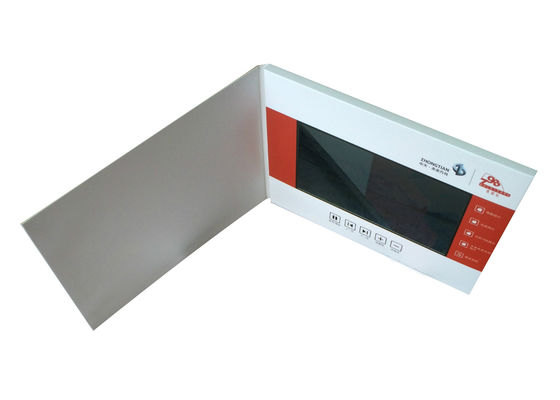 Bom preço Cartão de vídeo gravável promocional de marketing com tela LCD de 7