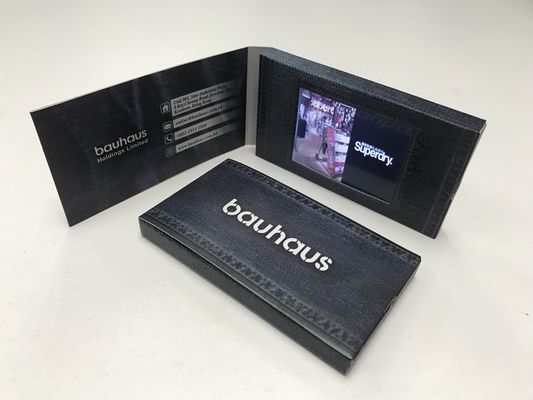 Goede prijs Papieren Materiaal Video Visitekaartje 2,4 Inch Tft Hd Video Brochure Oplaadbaar online