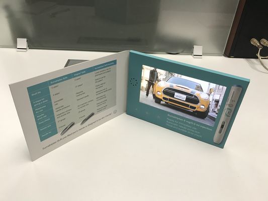 Guter Preis A5 Video-Visitenkarte im Format 5 Zoll Werbe-Videobroschüre mit ROHS-Zertifizierung Online