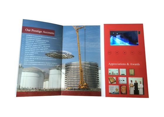 Good price Customized Personalized Video Birthday Cards 4.3 Inch Advertising Convenient online