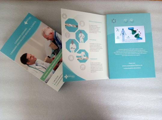 Bon prix Livre vidéo numérique marketing cadeau écran IPS pour événement pharmaceutique en ligne