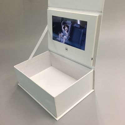 Guter Preis Wiederaufladbare, kundenspezifische Video-Box mit hochauflösender Video-Broschüren-Box CE für Marketing Online