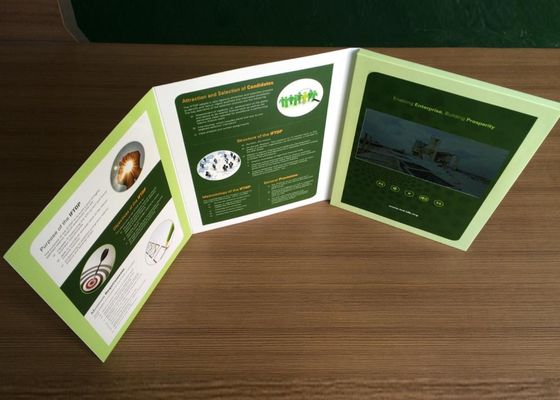 قیمت خوب کارت بروشور ویدیویی مناسب، اندازه A4، کارت دعوت ویدیویی دیجیتال برای دعوت آنلاین